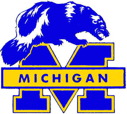 Michigan Wolverines 1979-1987 Primary Logo t shirts iron on transfers